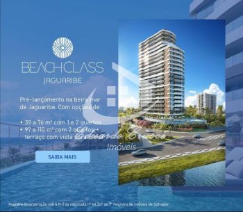 Apartamento, Venda, Beach Class Jaguaribe, 02 Suites, 65M², Excelente Oportunidade,