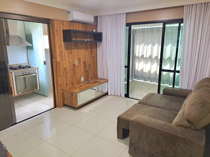 Alugo apartamento 1/4 mobiliado de alto padrão na Avenida Paralela