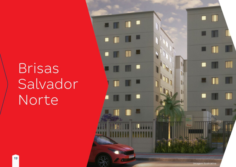 Apartamento Novo 2/4 à venda no Jardim das Margaridas