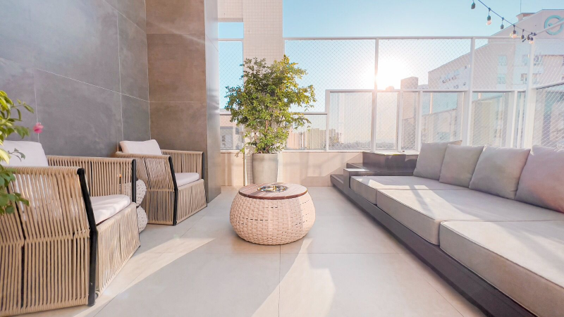 Cobertura duplex finamente mobiliada com piscina privativa — foto 5