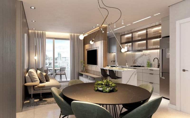 Apartamento novo e amplo com 3 dormitórios (1 suíte + 2 demi suítes) — foto 4