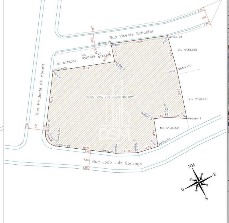 Lote/Terreno de 2990m² no bairro Centro I, em Brusque | Eu Corretor