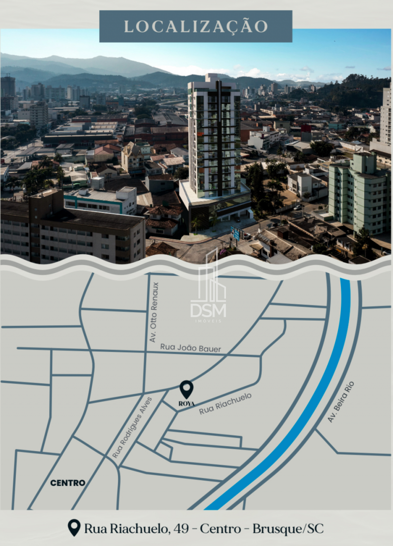 Apartamento 2 suites ou 1 suite + 1 quarto no centro a venda