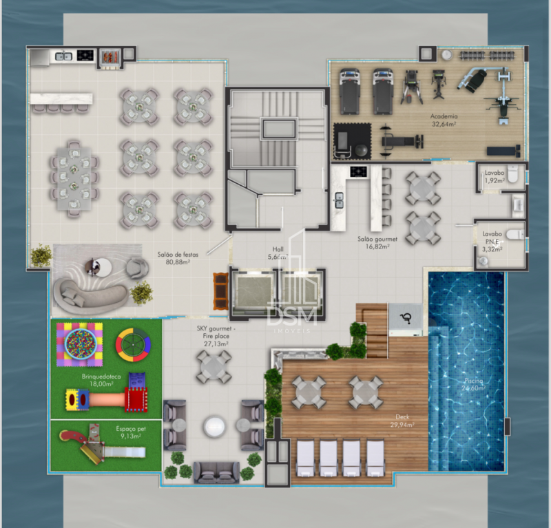 Apartamento 2 suites ou 1 suite + 1 quarto no centro a venda