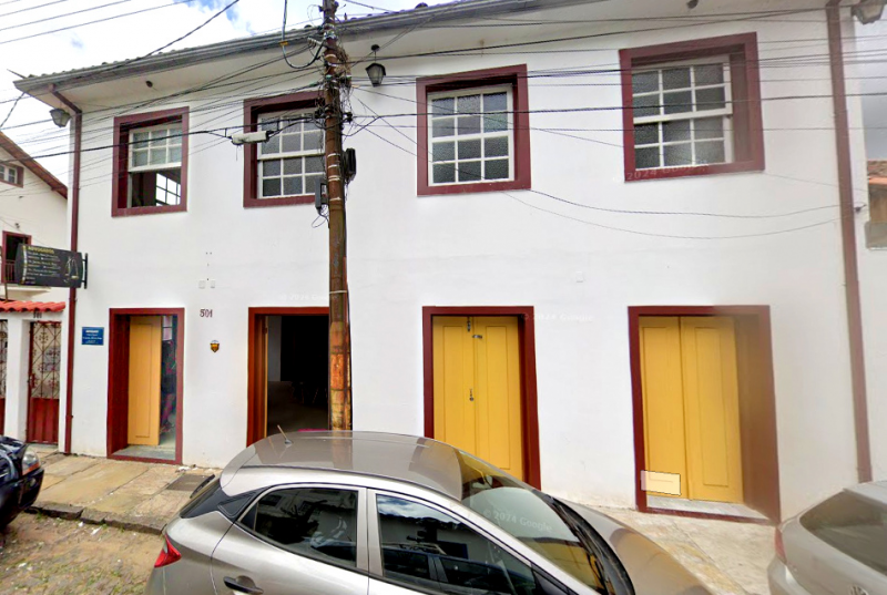 Rua Xavier da Veiga n° 501, Centro, Ouro Preto, MG.