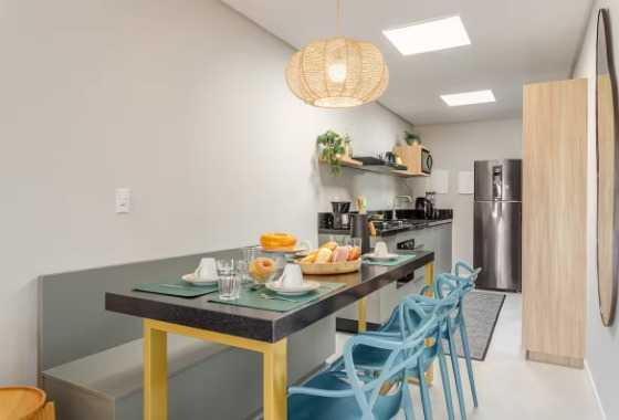 Apartamento Mobiliado Para Locação Anual.