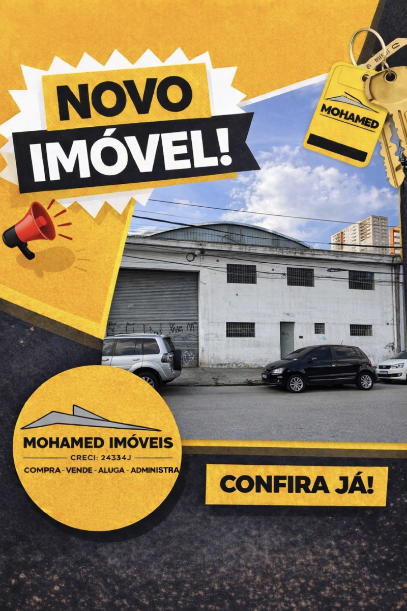 GALPÃO PARA LOCAÇÃO! 🏗️