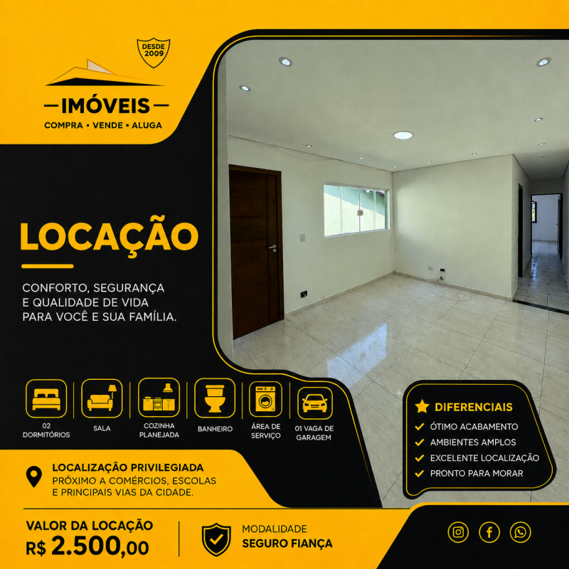 CASA PARA LOCAÇÃO NO JARDIM TRANQUILIDADE GUARULHOS - SP