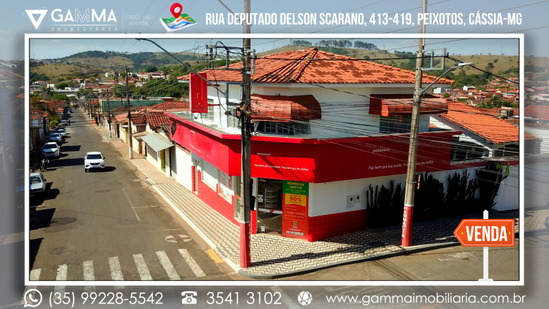 IMÓVEL RESIDENCIAL E COMERCIAL EM LOCALIZAÇÃO ESTRATÉGICA EM CÁSSIA