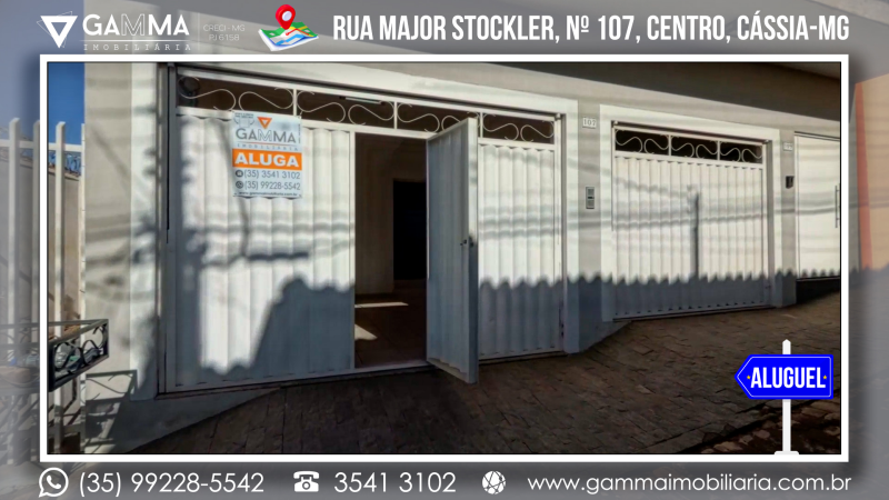 LOCAÇÃO PARA CLÍNICA OU ESCRITÓRIO NO CENTRO DE CÁSSIA