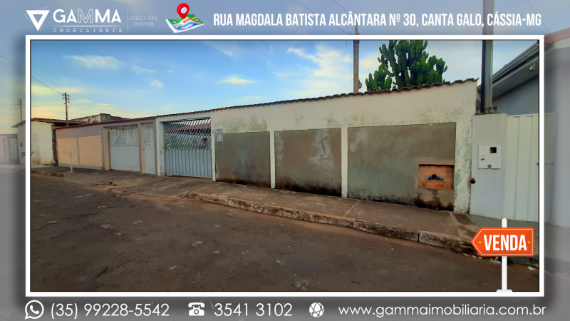 IMÓVEL AMPLO COM QUATRO QUARTOS NO BAIRRO CANTA GALO