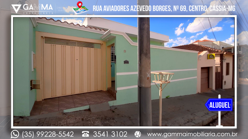 LOCAÇÃO COMERCIAL NO CENTRO DE CÁSSIA