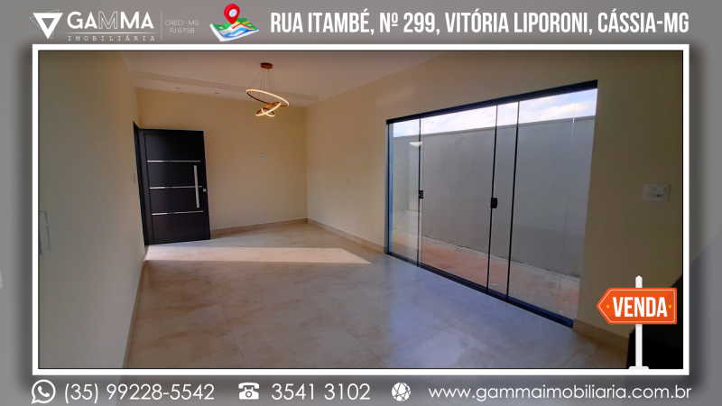 IMÓVEL NOVO E ACONCHEGANTE EM CÁSSIA
