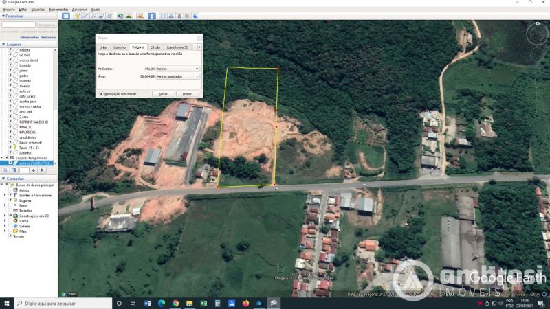 Ótimo Terreno Industrial em Canelinha em Frente da Rodovia