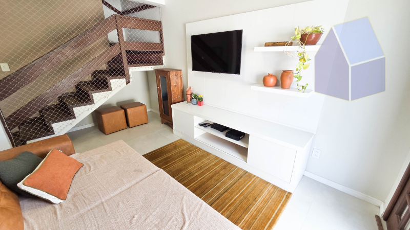 Casa 2 pisos com 3 dormitórios a 150mts da praia da Cachoeira do Bom Jesus