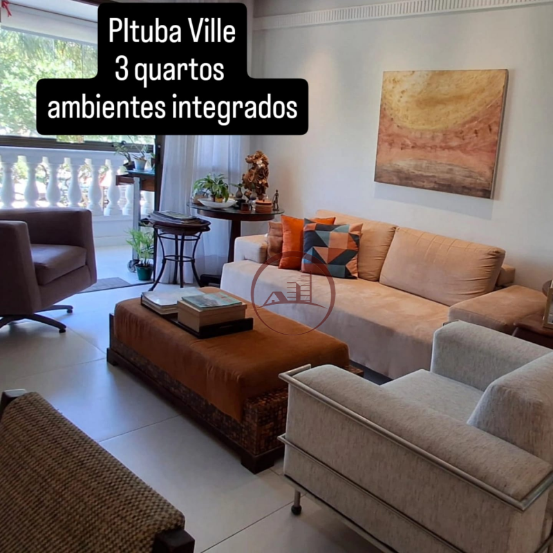 PITUBA VILLE - 3 QUARTOS, SENDO 2 SUITES,  2 GARAGENS