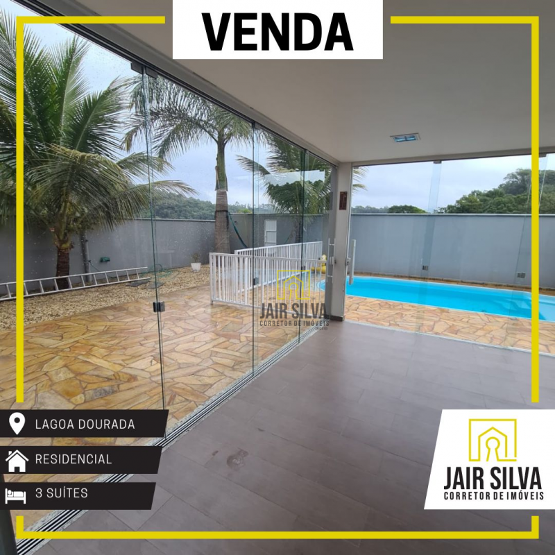 VENDA - CASA NO LOTEAMENTO LAGOA DOURADA NA CIDADE DE BRUSQUE/SC.