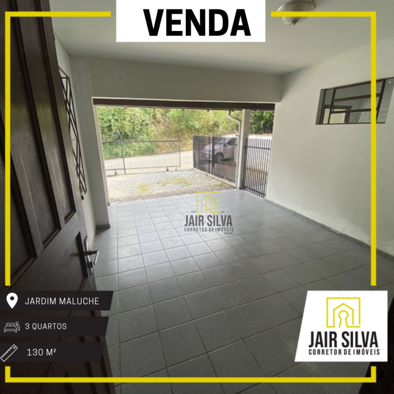 Casa de 3 quartos, no bairro Jardim Maluche, em Brusque | Eu Corretor