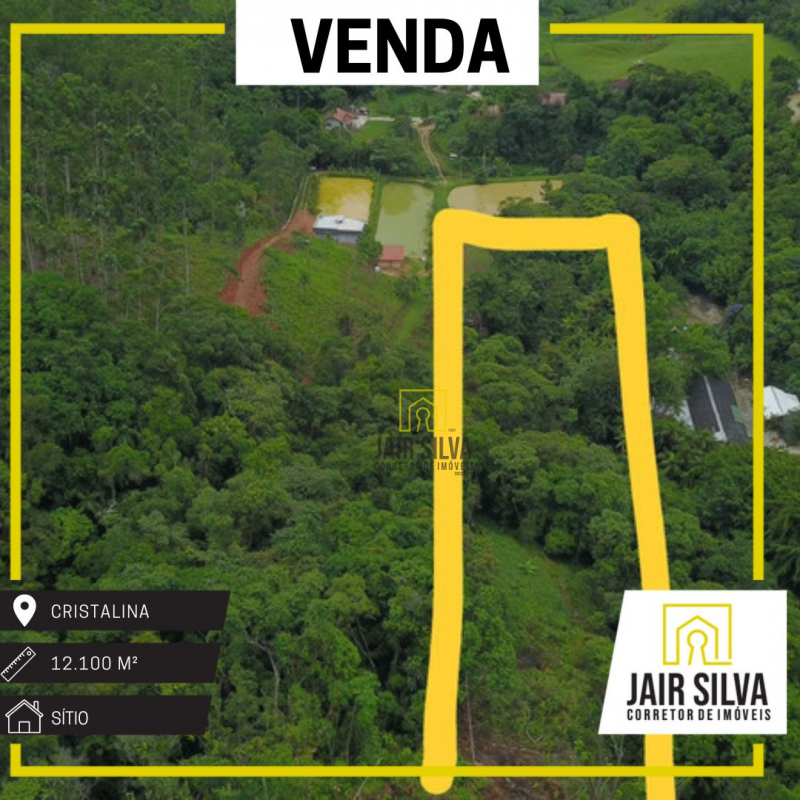Chácara de 12100m² no bairro Cristalina, em Brusque | Eu Corretor