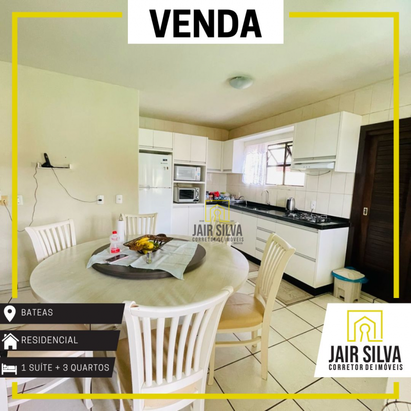 Casa de 4 quartos, no bairro Bateas, em Brusque | Eu Corretor