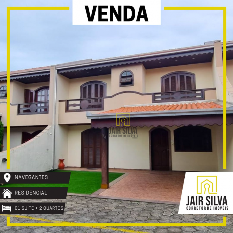 CASA EM CONDOMÍNIO FECHADO  EM NAVEGANTES