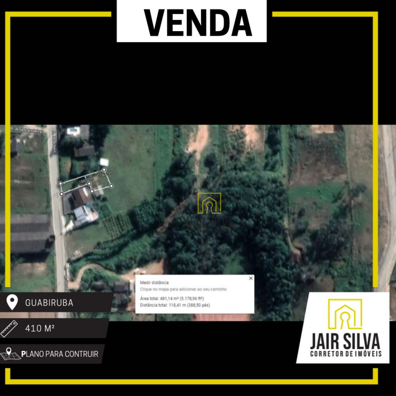 Lote/Terreno de no bairro Holstein, em Guabiruba | Eu Corretor