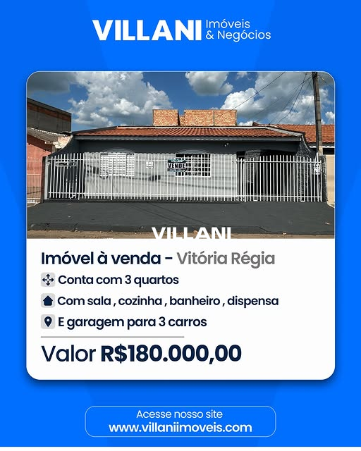 Casa à Venda Vitória Régia