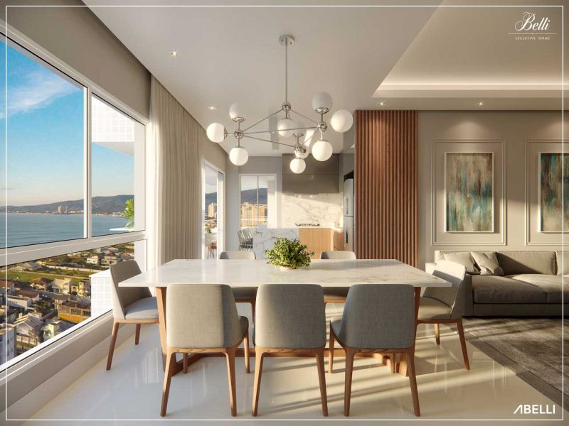 Apartamento quadra mar Balneário Piçarras -SC.  Toda essa beleza você encontra no BEllI EXCLUSIVE HOME.