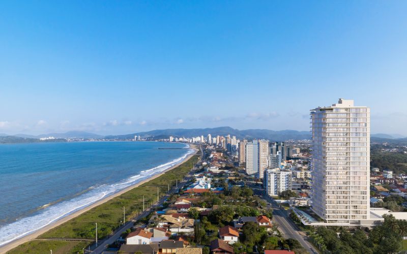 APARTAMENTO  VISTA PARA O MAR -  RHODES EM BALNEÁRIO PIÇARRAS  SC