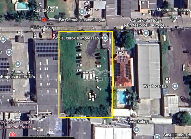 Terreno plano com 2.640m2 em Pitangueiras, Lauro de Freitas-BA