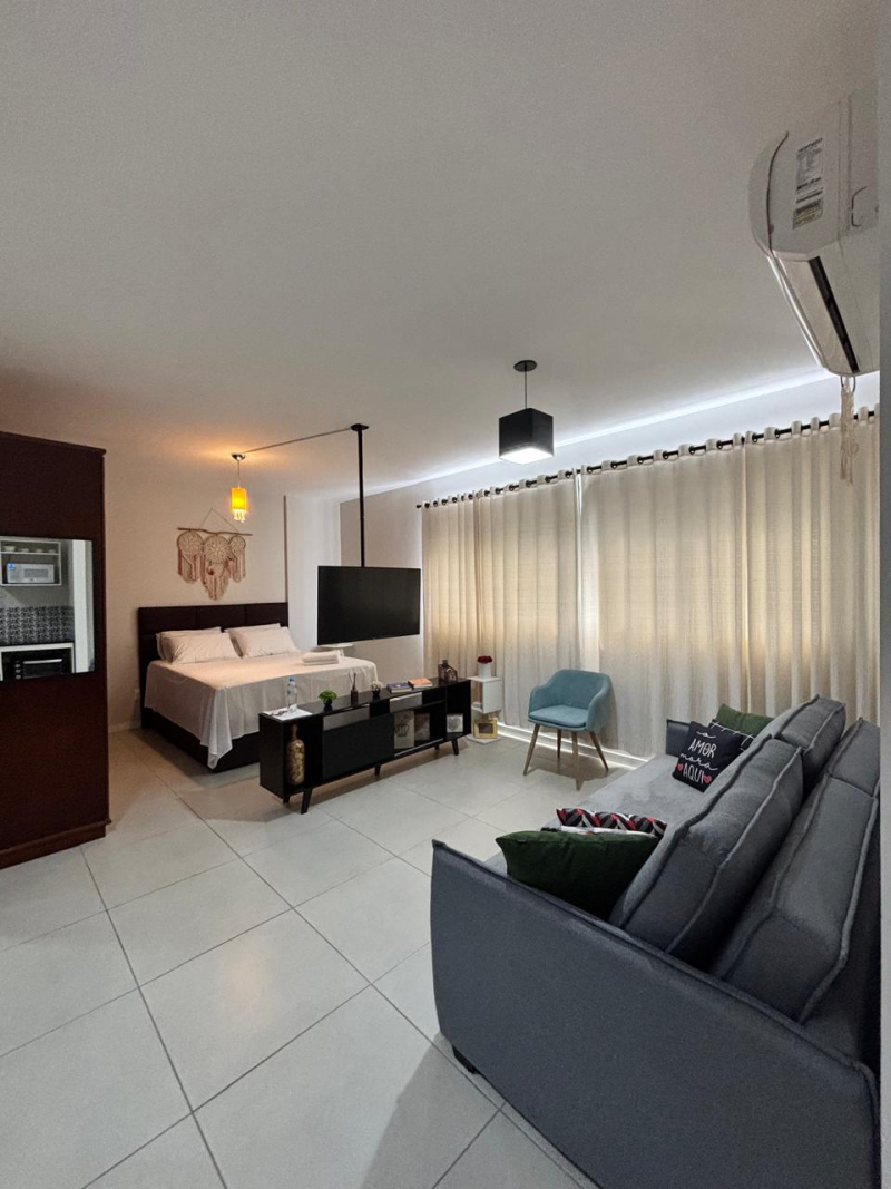 Apartamento tipo loft - mobiliado e equipado - Bairro Velha