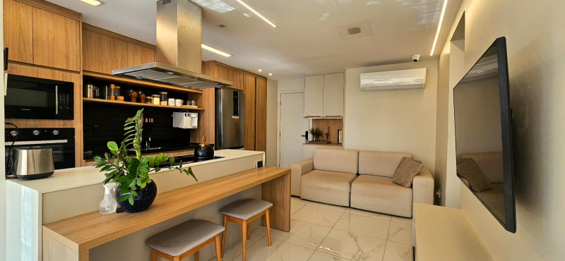 Jaguaribe, Apartamento Para Venda,  02 Quartos,  68m2, Nascente Total, Vista Mar,  Salvador- BA