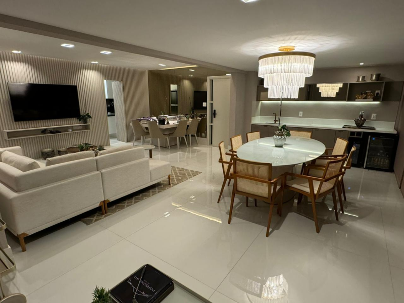 Pituba, Apartamento Para Locação, 03 Quartos Revertido Para 02 Suítes, 136,16m2, Totalmente Mobiliado, Salvador-BA.