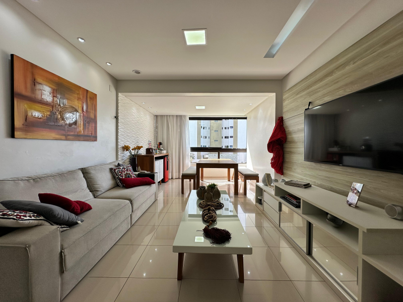 Candeal, Apartamento Para Venda, 03 Quartos, Nascente Total, 114m2, Salvador/BA.