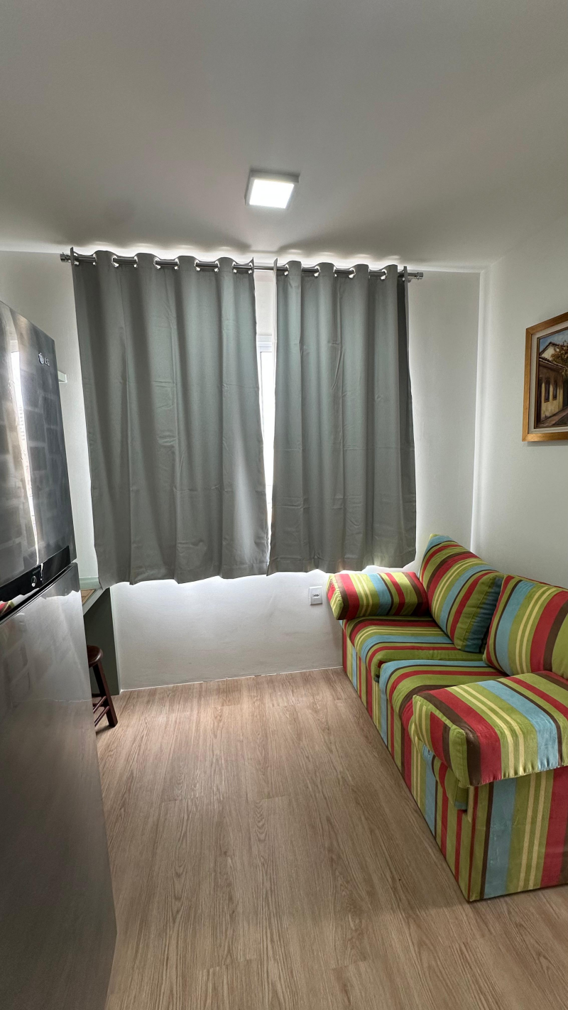 Pituba, Apartamento Para Locação, 01 Quarto e Sala,  38m2, Mobiliado, Nascente, Salvador/BA.