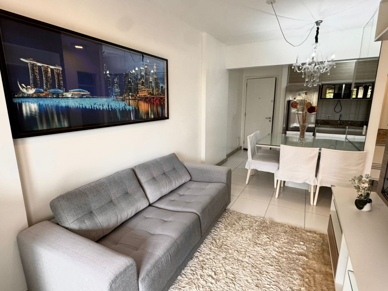 Alphaville1, Apartamento Para Venda, 47m2,  Quarto e Sala, Nascente, Porteira Fechada, Salvador/BA.