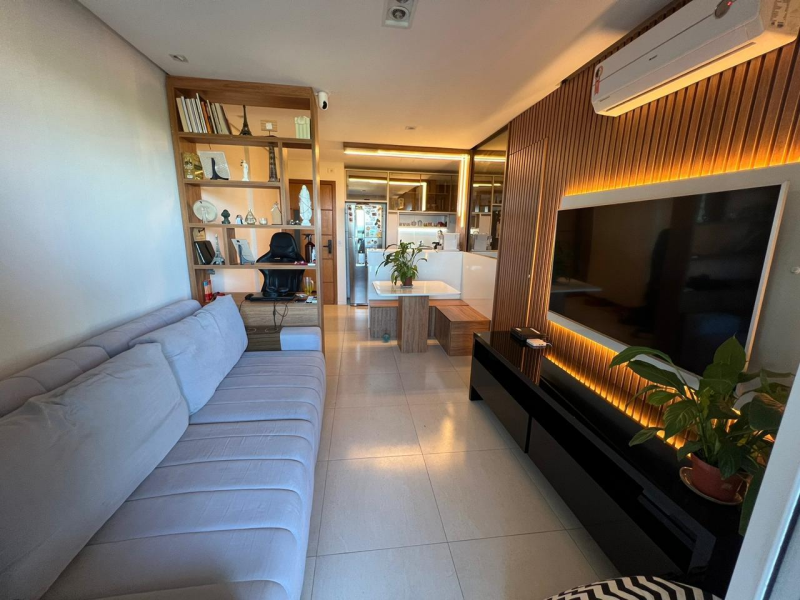 PATAMARES, APARTAMENTO PARA VENDA, 01 QUARTO,  VISTA MAR,  PORTEIRA FECHADA, 52M2, SALVADOR/BA.