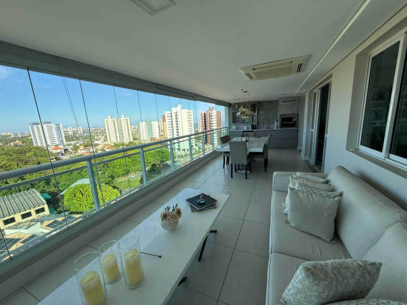 Patamares, Apartamento Para Venda, 145m2, 03 Quartos  Com 03 Suítes, Nascente, Mobiliado, Salvador/BA.