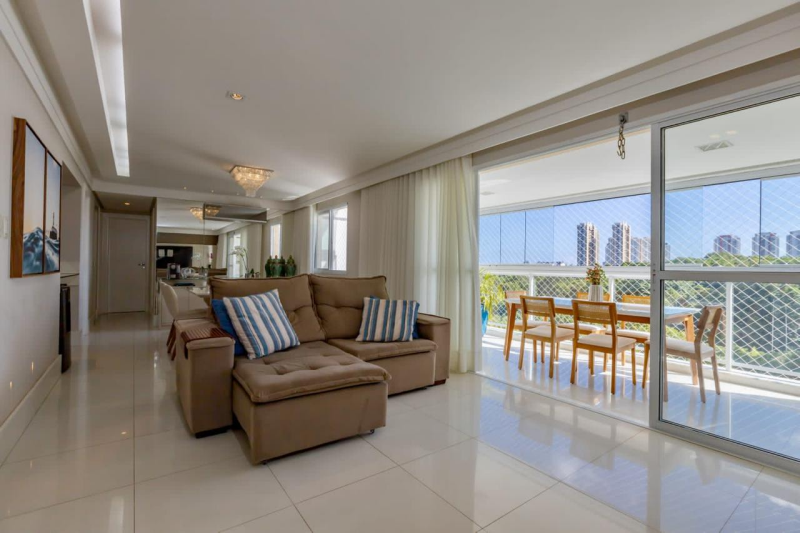 Alphaville1, Apartamento Para locação, 131m2,  03 Quartos, Salvador/BA.