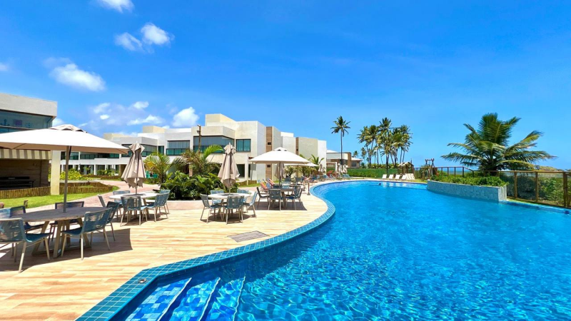 Itacimirim, Apartamento de Alto Padrão Para Venda, 81m2,  03 Quarto,   Porteira Fechada, Vista Mar, Salvador/BA.