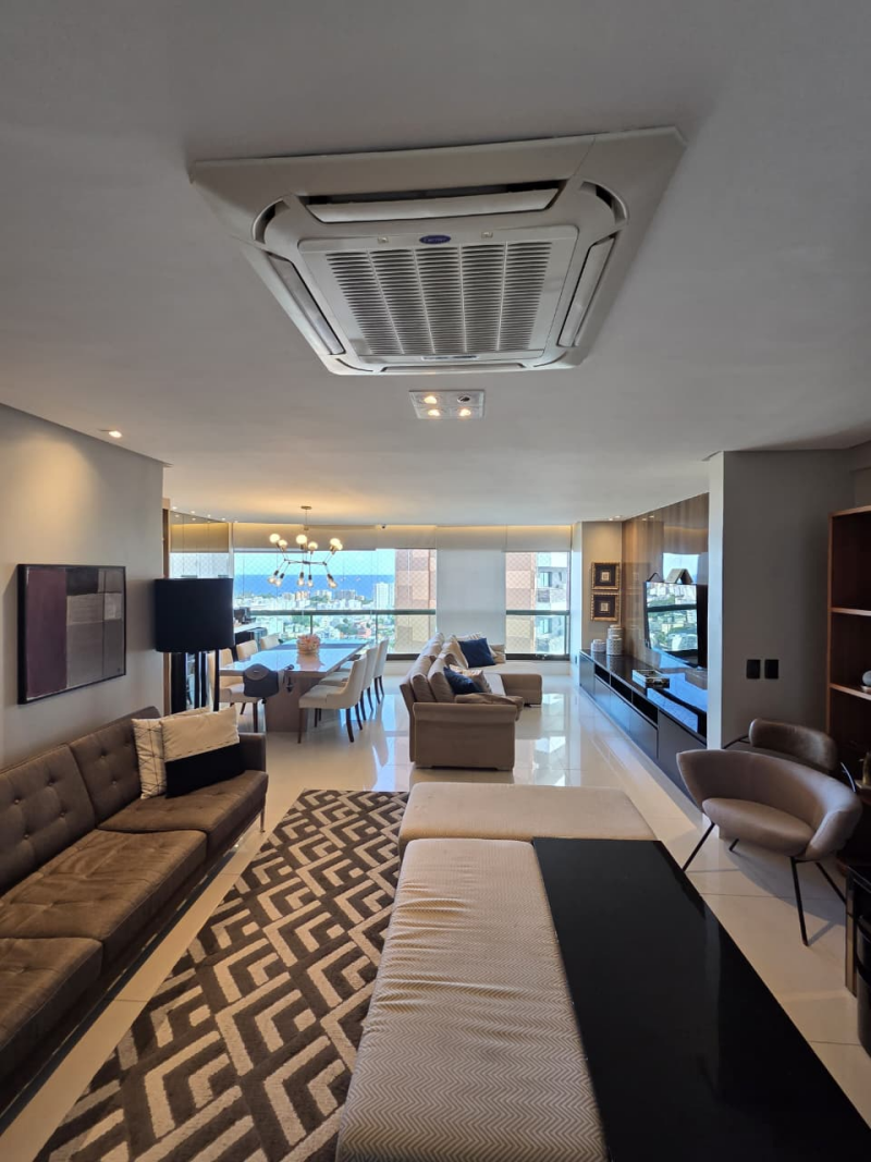 Horto Florestal, Apartamento Com 03 Suítes, Para Venda,  152m2, Nascente, Vista Mar, Andar Alto, Salvador- BA.