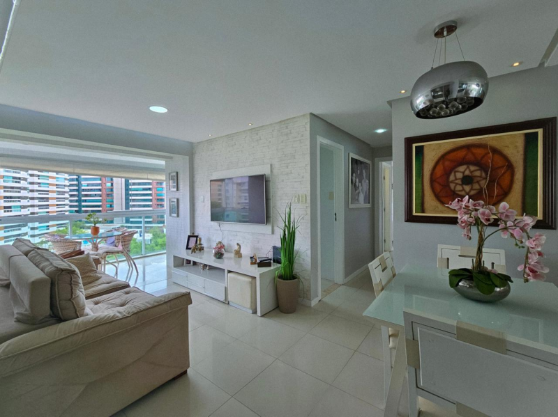 ALPHAVILLE1, APARTAMENTO À VENDA, 02 QUARTOS,   80m2,  PORTEIRA FECHADA, SALVADOR-BA.