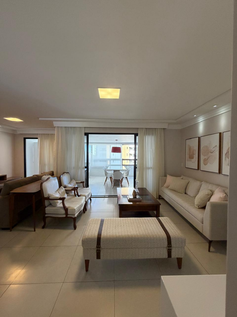PITUBA, APARTAMENTO PARA VENDA, 04 QUARTOS, REVERTIDO PARA 03 SUÍTES,  183m2, NASCENTE, MOBILIADO, SALVADOR-BA.