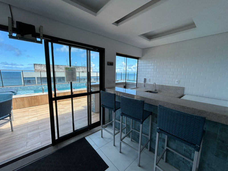 Smart Farol, Barra, Apartamento Para Venda, Quarto e Sala Integrados, 31,63m2, Nascente, Salvador/BA.
