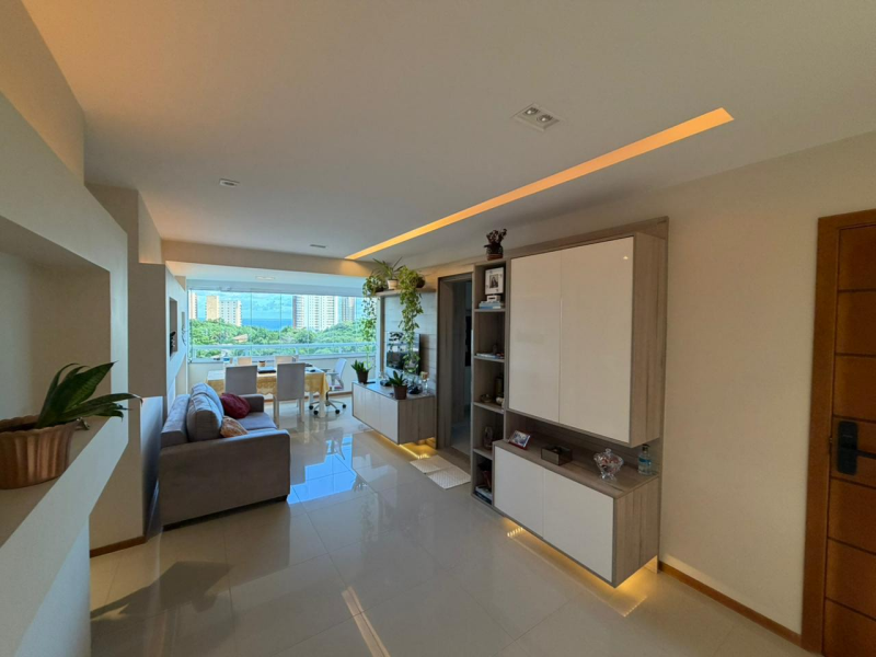 Patamares Colina “A”, Apartamento  Para Venda, 83m2,   02 Quartos Com 02 Suítes, Nascente Total,                      Andar Alto, Vista Mar,  Salvador/BA.