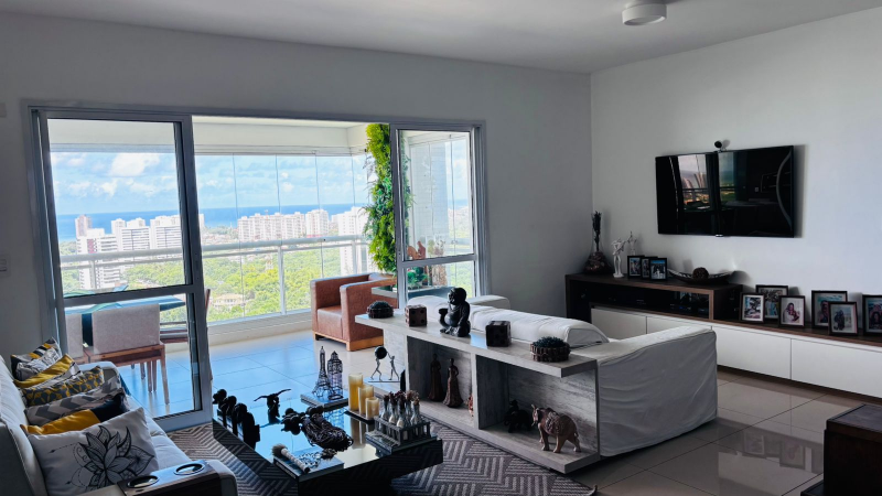 GREENVILLE  ETCO, PATAMARES, APARTAMENTO PARA VENDA, 03 QUARTOS,131M2, ANDAR ALTO, VISTA MAR,                               SALVADOR/BA.