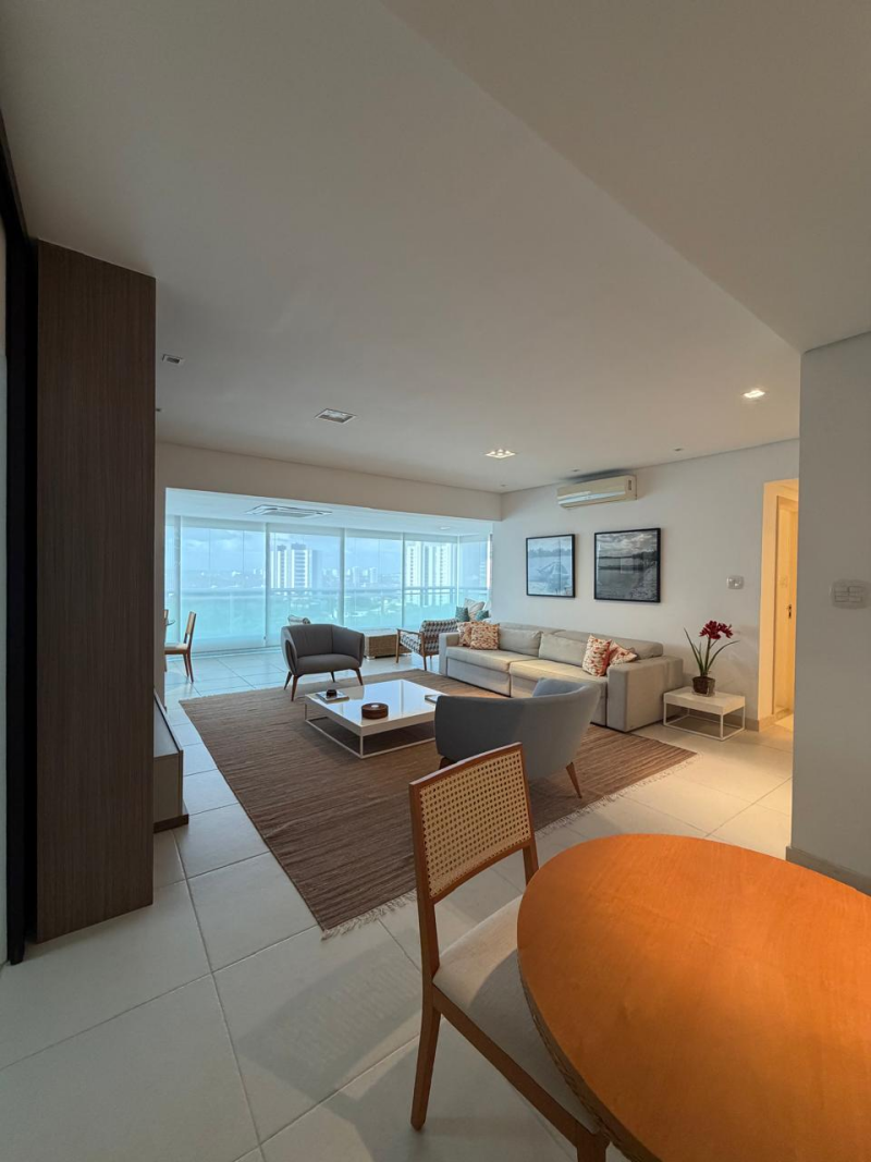 COLINA “A” PATAMARES, APARTAMENTO PARA LOCAÇÃO, 03 QUARTOS COM 03 SUÍTES, 140M2, NASCENTE, MOBILIADO, SALVADOR/BA.
