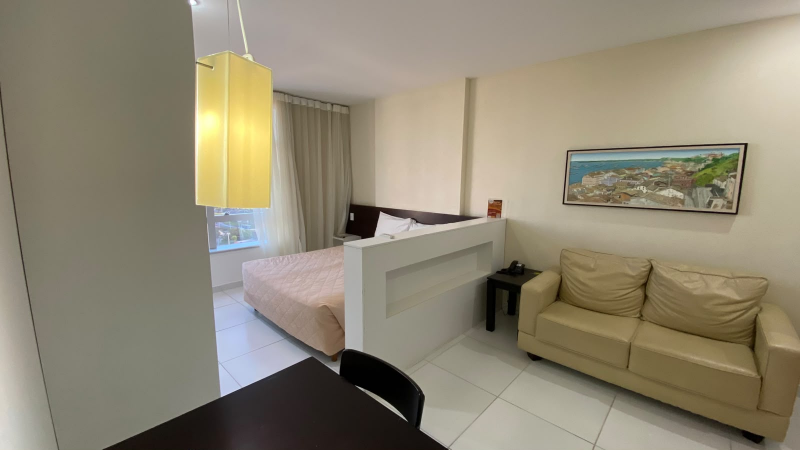 FLAT NO CAMINHO DAS ÁRVORES PARA VENDA, 28M2, 01 QUARTOS, ANDAR ALTO, MOBILIADO,  SALVADOR/BA.