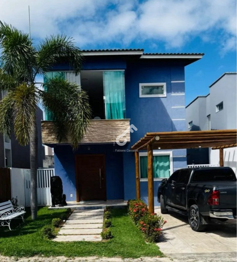 CAJI, Lauro de Freitas. Sensacional duplex PORTEIRA FECHADA, 3 quartos sendo 1 suíte. Condomínio fechado familiar com apenas 20 casas. R$887.000,00. Agende sua visita.