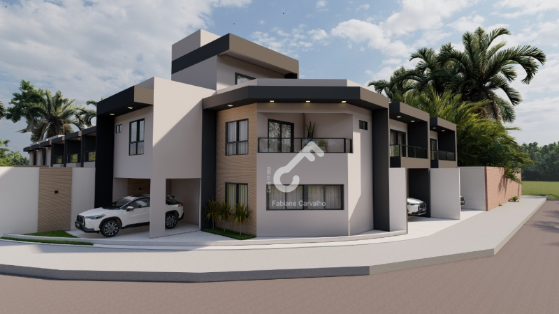 IPITANGA, Lauro de Freitas. Casas NOVAS duplex 50m da praia, composto 4 quartos sendo 3 suítes superiores e 1 quarto térreo. A partir de R$780.000,00. Agende sua visita.